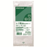 スマートオフィス】レジ袋<省資源タイプ>No.45 100枚 B745J スマート