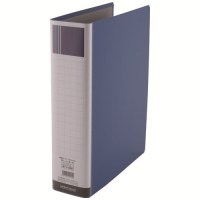 スマートオフィス】パイプ式ファイル両開きSE青 D176J-BL スマートバリュー