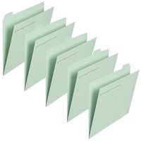 スマートオフィス】△カットフォルダー 5山 FL-065IF A4 青 プラス