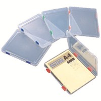 スマートオフィス】ファイルケース 3602 A4 クリアー 和泉化成