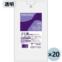 スマートオフィス】ゴミ袋 LDD 透明 90L 200枚 N208J-90P スマートバリュー