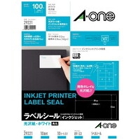 その他 aga スマートオフィス】IJ光沢紙ラベル 28691 A4/全面 10枚 エーワン