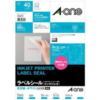 Amazon.co.jp: エーワン ラベルシール 光沢紙 インクジェット A4