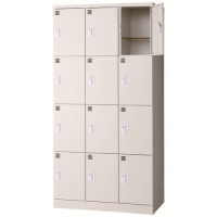 スマートオフィス】多人数ロッカー SV-G12A 12人用錠付