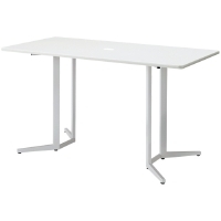 ハイテーブル ホワイト スマートオフィス】ハイテーブル KHH-1890-WH ホワイト NK